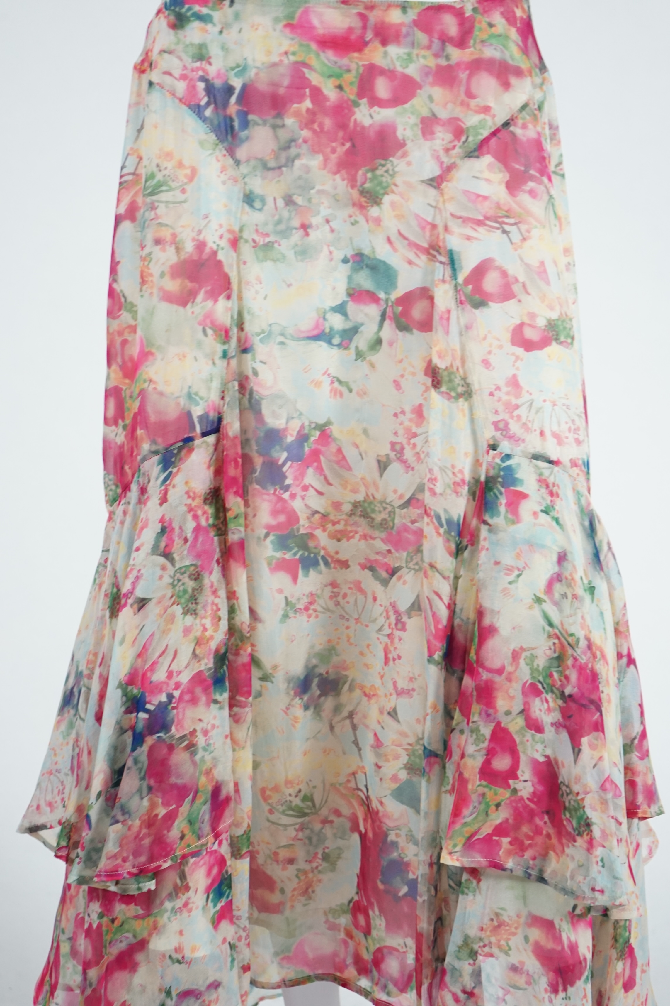 A selection of lady's maxi and midi length skirts, brands include Anne Storey, Calypso, 22 Maggio, Mes Demoiselles Paris, Onjenu, Gerulean Exclusive, Cerulean, Charlotte Sparre and Nicole Farhi, Mostly elasticated waists
